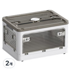 Coms 折疊收納露營箱 QC045, 白色, 2個