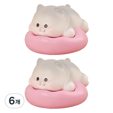 라벤티아 귀염둥이 엎드린 애니멀 피규어 타입3, 6개