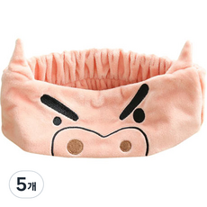 蠟筆小新造型洗臉髮帶, 武里武里, 5個