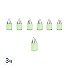 NIKEN 環保夜光TAPE黏貼式鉛錘, 7入, 3個