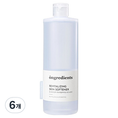 온그리디언츠 리바이탈라이징 스킨 소프너, 250ml, 6개