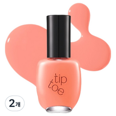 tip toe Andante 指甲油, 2個, 10ml, 213 Peach Sorbet