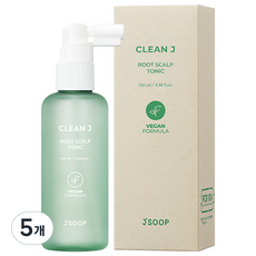 제이숲 클린제이 루트 스칼프 비건 토닉, 100ml, 5개