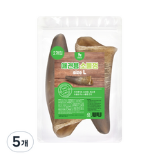 웁스 강아지 소뿔껌 간식 L 2p, 소뿔, 5개