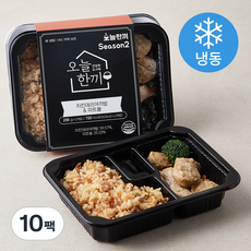 오늘한끼 치킨데리야끼밥 & 미트볼 (냉동), 235g, 10팩