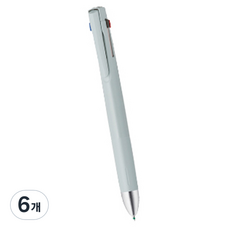 제브라 블렌 4 + S 펜 0.5mm, 파우더 블루, 6개