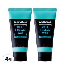 SDOLZ 啞光定型髮蠟, 80ml, 4個