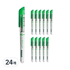 morning glory Pro Mach-Light 專業瑪哈萊特螢光筆, 綠色, 24個