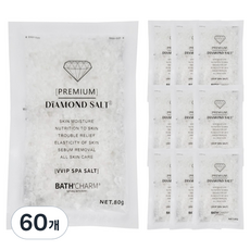 바스참 다이아몬드 솔트 내추럴, 80g, 60개