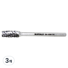 SESHIN Buffalo 超硬旋轉銼 刀柄 3mm SA-53M D/C C1030576, 3個