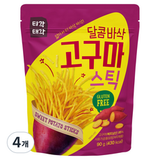 티각태각 달콤바삭 고구마스틱, 90g, 4개