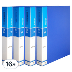 마이다스 PP칼라 O링 바인더 3공 민 3cm A4, 청색, 16개