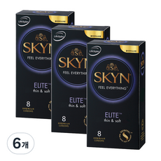 SKYN 엘리트 슬림형 콘돔, 8개입, 6개