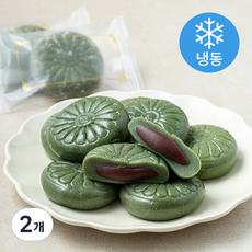 소소담 쑥앙꼬 절편 (냉동), 65g, 2개, 8개입