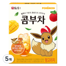 담터 포켓몬 콤부차 망고리치, 5g, 30개입, 5개