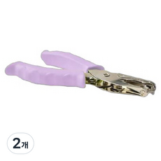 Madakkumi 彩色手持單孔打孔機 3mm, 2個, 粉彩紫