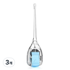 Go 蝴蝶 LED 透明嬰兒耳塞藍色, 1入, 3個