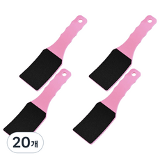 포밍홈 효과적인 발각질제거 분홍색 주걱형, 100g, 20개, 1개입