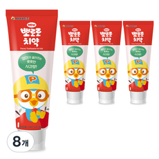 Pororo新款兒童牙膏蘋果味, 90g, 8個