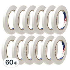 부광테이프 문구용 양면테이프 10mm x 30m, 투명, 60개