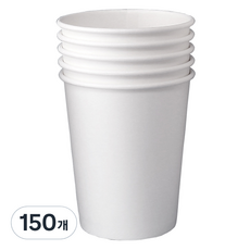 블룸엣홈 카페 무지 종이컵 300ml, 25개입, 6세트