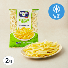 CHILLFILL 프렌치프라이 스트레이트컷 (냉동), 2kg, 2개