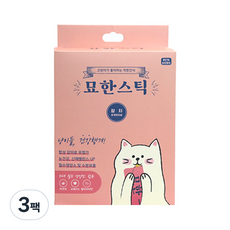 펫츠굿츠 묘한스틱 고양이 간식 30p, 참치 조개관자살, 450g, 3팩