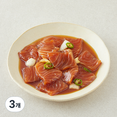 샐몬팩토리 생연어장, 300g, 3개