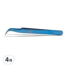 Vitus 睫毛鑷子 MCS-15, 藍色, 4個
