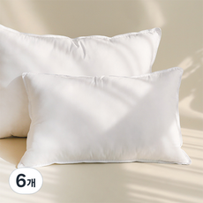 韓國 amante 基本款枕芯, 白色, 6個