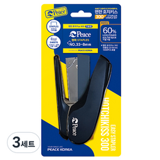 Peace Tools 平和 省力釘書機 300組, 混合顏色, 3套