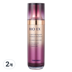 토니모리 바이오이엑스 골드 셀펩타이드 솔루션 에멀전, 130ml, 2개