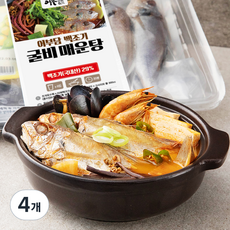 어부담 백조기 굴비매운탕 밀키트 3~4인분, 1kg, 4개