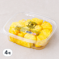 모닝후루츠 프리미엄 파인애플 청크형, 400g, 4개