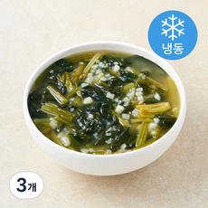 푸드트리 뜨끈이 시금치 된장국 (냉동), 170g, 3개