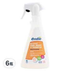 ecodoo 烤箱烤爐專用環保清潔噴霧 Set, 500ml, 6瓶