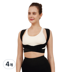 트릴리어네어 간편한 보조밴드 블랙, 4개