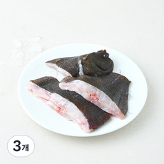 노량진수산시장 중도매인 90번 생물 손질 도다리 (냉장), 3개, 250g