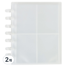 東亞PMS 便攜式拍立得小卡收藏冊 7孔, 2個, 亮透明