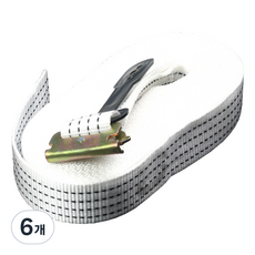 엠제이 자동바 탑고리 벨트 50mm x 10m, 6개