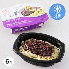 신세계푸드 유아왓유잇 식물성 트러플 짜장면 (냉동), 303g, 6개