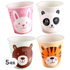 PH 動物紙杯4款組合 190ml, 40入, 5套