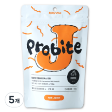 빌리스벳 반려동물 프로바이트 영양제, 뼈/관절강화, 30g, 5개