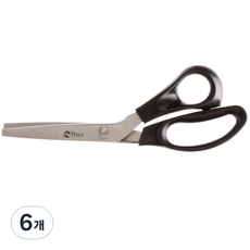 Peace Korea 和平 鋸齒200剪刀, 單一顏色, 6個