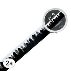 Ramzzi's Handmade Store 小物店都市建築紙膠帶 25mm, 混色, 2個