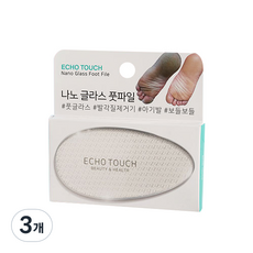 ECHO TOUCH 玻璃去角質磨板, 3個