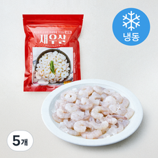 살맛나요 베트남산 생 새우살 34~50미 소 71/90 (냉동), 5개, 300g