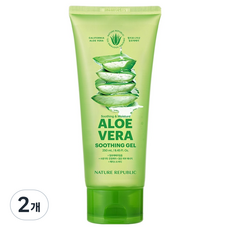 NATURE REPUBLIC 舒緩保濕蘆薈舒緩凝膠 軟管, 250ml, 2個