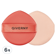 지베르니 밀착 쿠션 퍼프, 6개