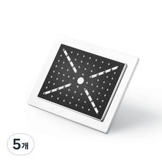 URBAN TERRACE 向日葵方形蓮蓬頭 綠色, 5個, 黑色